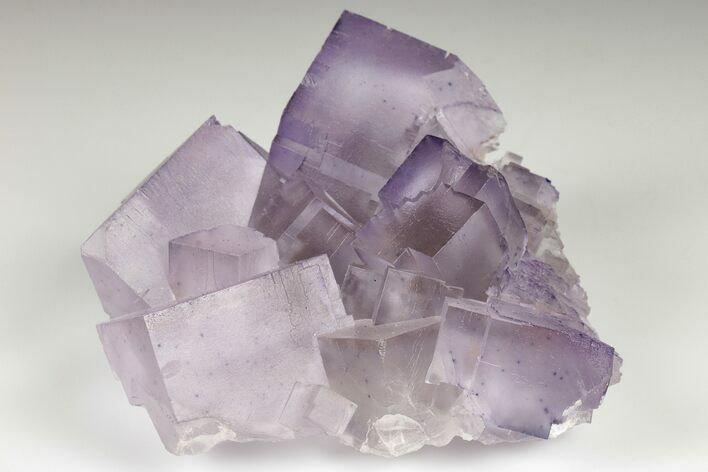 Purple Cubic Fluorite Crystals With Phantoms - Cave-In-Rock #192006